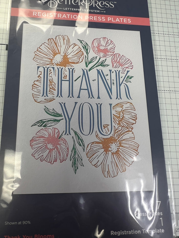 Thank you blossoms  by Spellbinders Betterpress