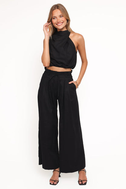 Petal and Pup USA SETS Althea Pant Set - Black