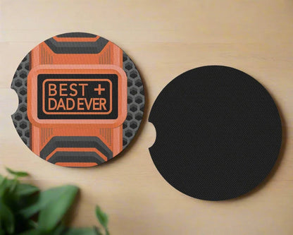 Best Dad Ever | Car Coaster Set