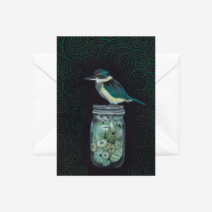 Card - Kingfisher on Kina