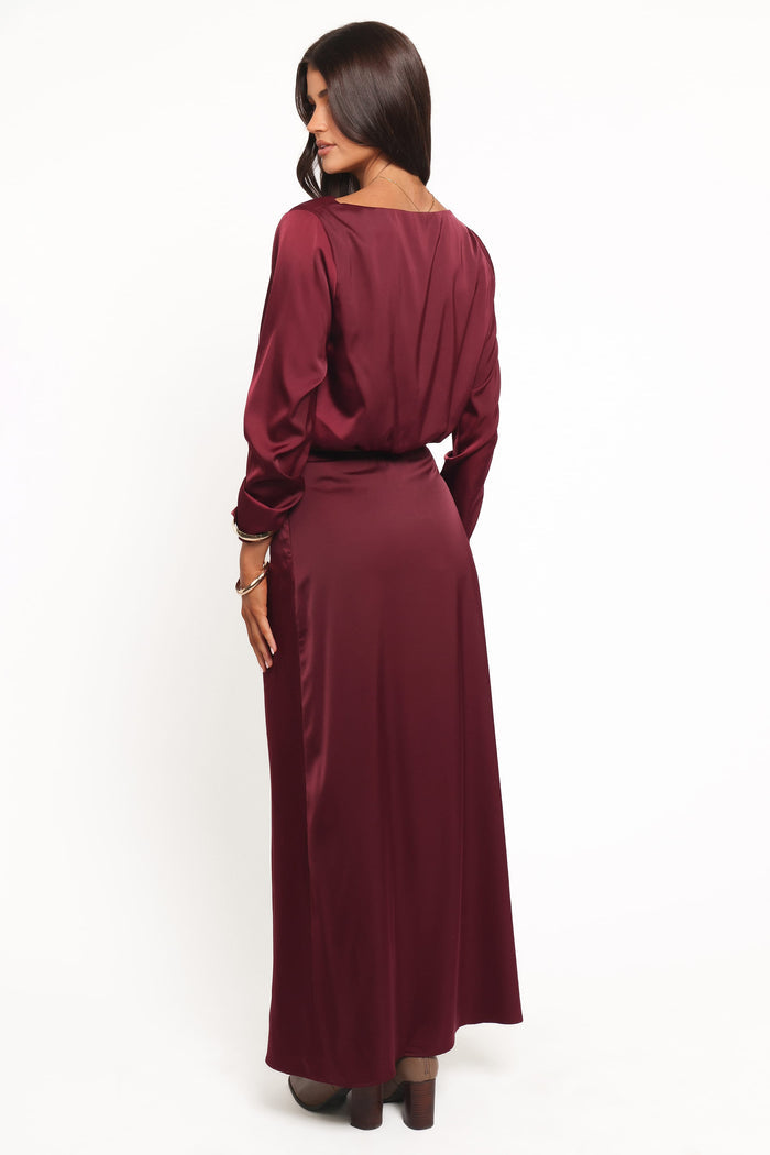 Petal and Pup USA SETS Catherine Skirt Set - Burgundy
