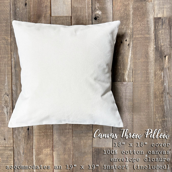 Clover Cart - St. Patrick's Day Square Canvas Pillow