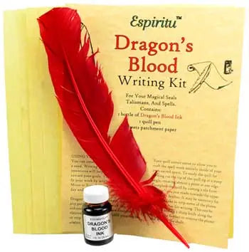 Dragon's Blood Writing Kit AzureGreen