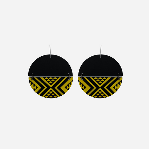 Earrings - Split Tāniko I