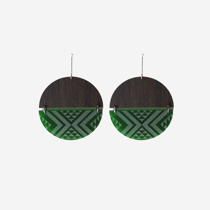 Earrings - Split Tāniko I