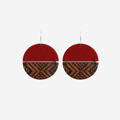 Earrings - Split Tāniko I