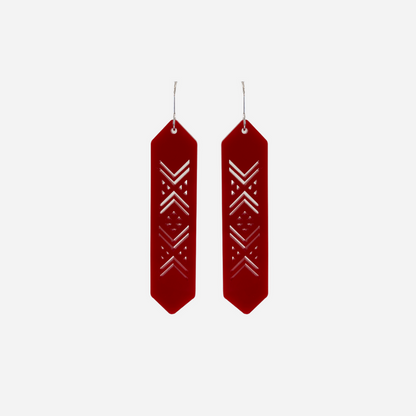 Earrings - Tāniko