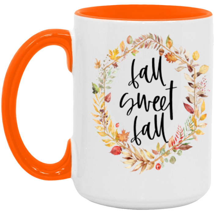 Fall Sweet Fall ceramic coffee mug