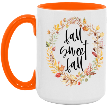 Fall Sweet Fall ceramic coffee mug