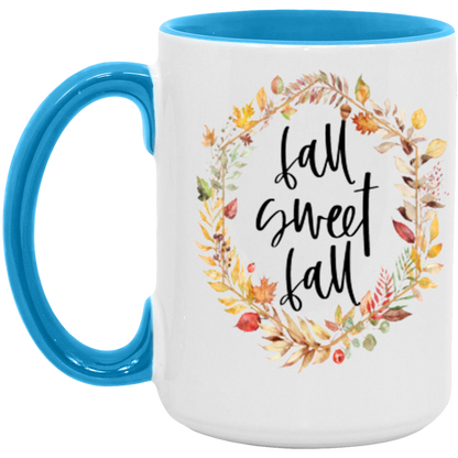 Fall Sweet Fall ceramic coffee mug, product photo 3