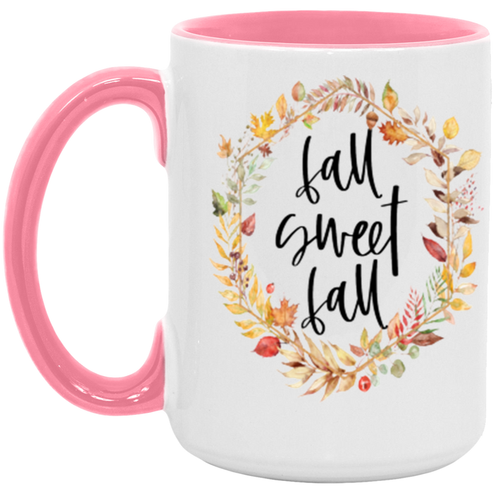 Fall Sweet Fall ceramic coffee mug, product photo 5