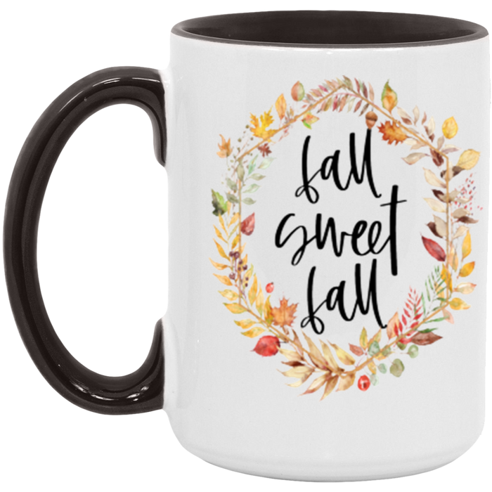 Fall Sweet Fall ceramic coffee mug, product photo 6