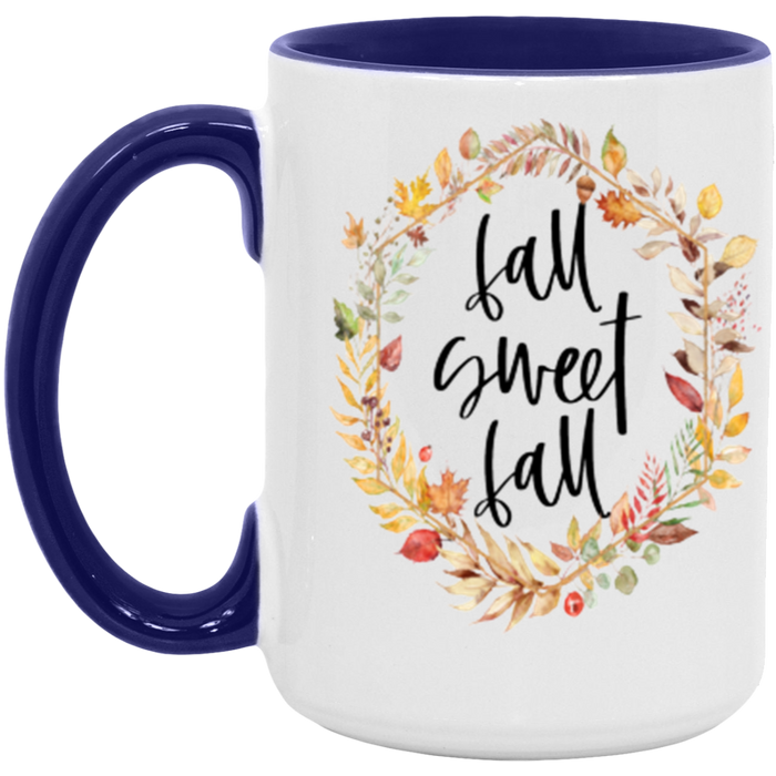 Fall Sweet Fall ceramic coffee mug, product photo 7