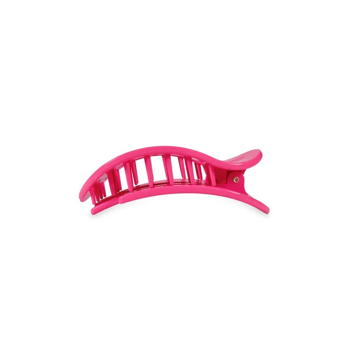 Flat Round Hair Clip Small-Tropical Punch