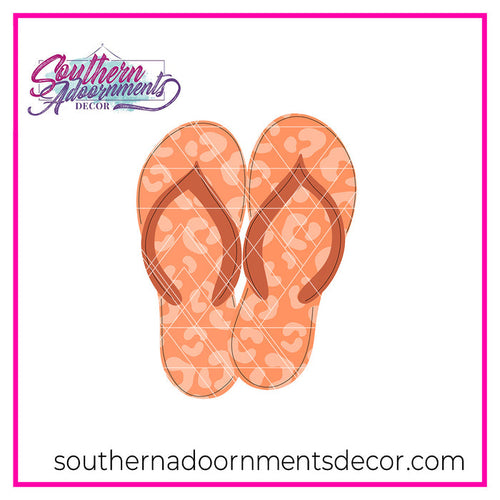 Flip Flops Template & Digital Cut File