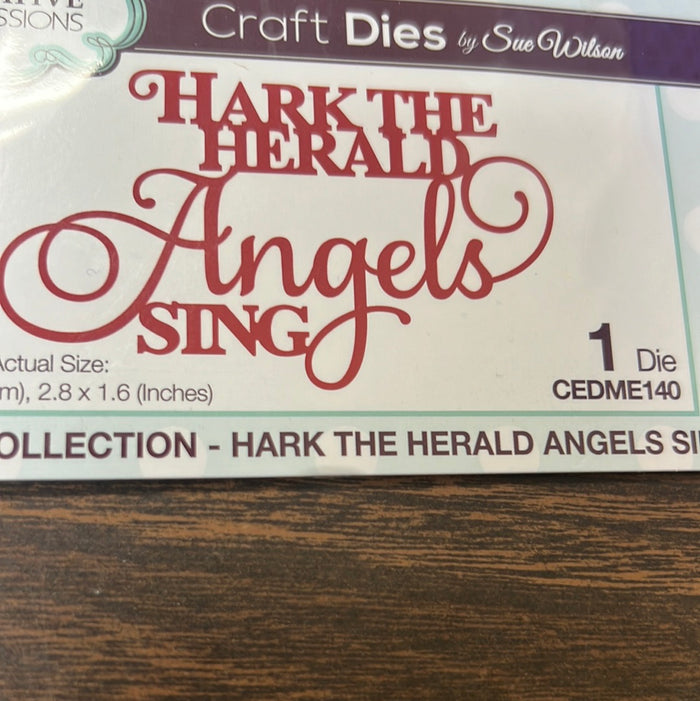 Hark the herald sing die by creative expressions he