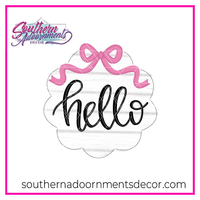 Hello Scallop Bow Blank