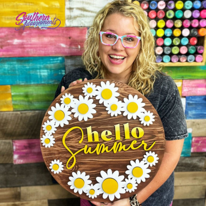Hello Summer Daisy Sign Project Kit