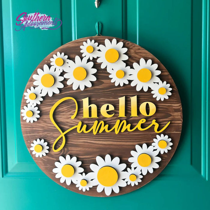 Hello Summer Daisy Sign Project Kit