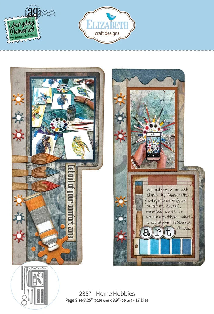 Home Hobbies Die Set by Elizabeth Crafts