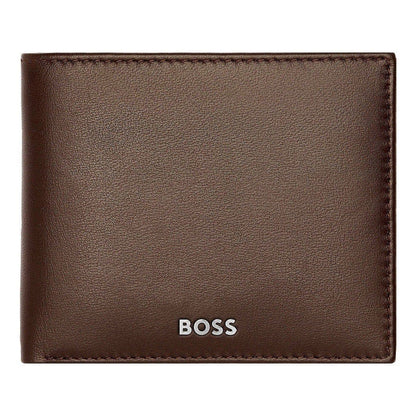 HUGO BOSS Brieftasche, Classic mit Klappe Smooth, Brown, 4