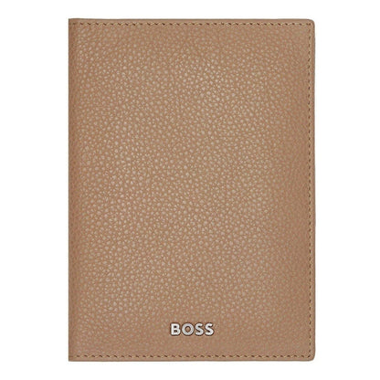 HUGO BOSS Reisebrieftasche, Classic Grained, Camel, 4