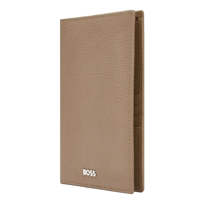 HUGO BOSS Reisebrieftasche, Classic Grained, Camel, 6