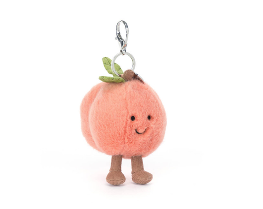 Jellycat Amuseables Peach Bag Charm
