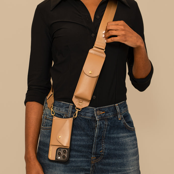 Lana Sunglass Strap Only - Tan/Gold