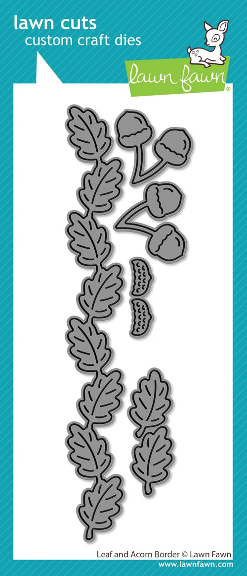Leaf and Acorn Die Set (Lawn Fawn)