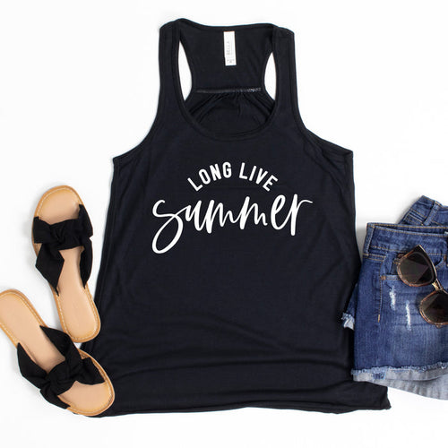 Long Live Summer graphic tank top