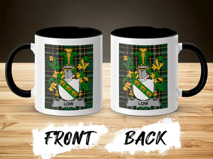 Low Irish National Tartan ceramic accent mug