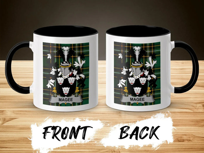 Magee Irish National Tartan ceramic accent mug
