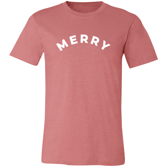 MERRY graphic t-shirt in Heather Mauve