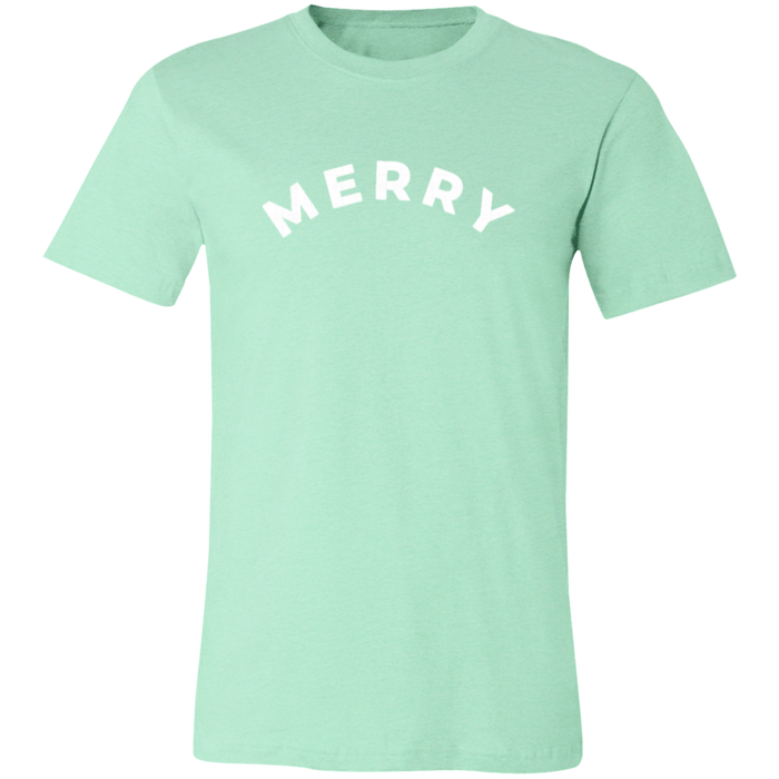 MERRY graphic t-shirt in Heather Mint