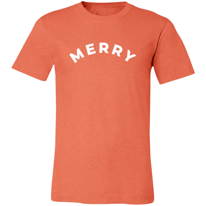 MERRY graphic t-shirt in Heather Orange