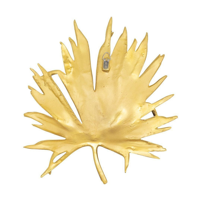 Metallic Palm Wall Décor I Ornament Leather Gallery
