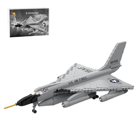 MOC - 176453 1:72 Scale B - 58 Hustler Klemmbausteine - LesDiy - Klemmbausteine