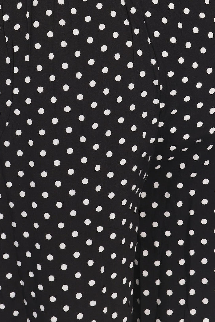 Petal and Pup USA BOTTOMS Neveah Pant - Black Polka Dot
