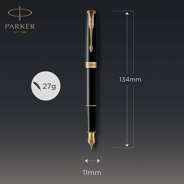 Parker Füller Sonnet Core Schwarz G.C.-7
