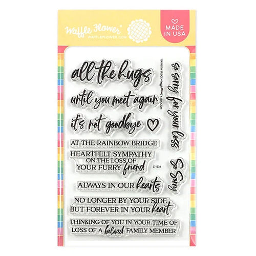 Rainbow Bridge Stamp Set by Waffle Flower