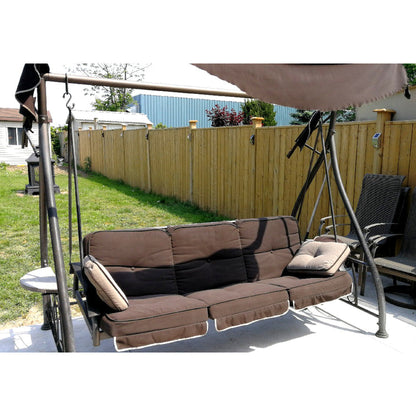 Replacement Canopy for Costco Round Side Table Swing - Nutmeg 350