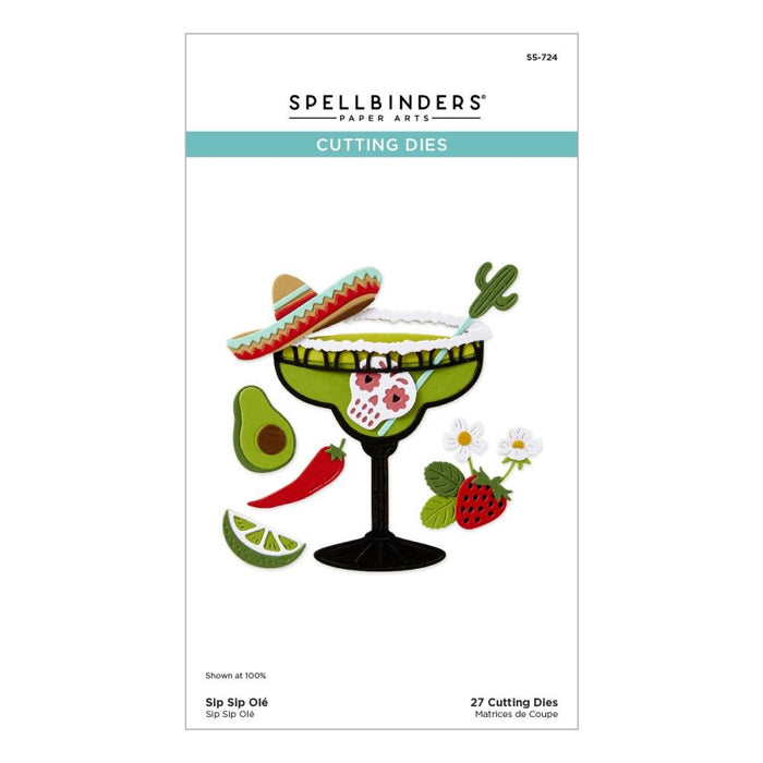 Sip Sip Ole Cutting Dies by Spellbinders
