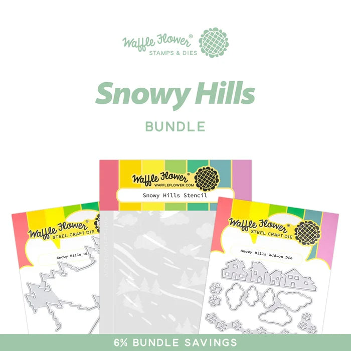 Snowy Hills Bundle By Waffle Flower x Galina Filippenko