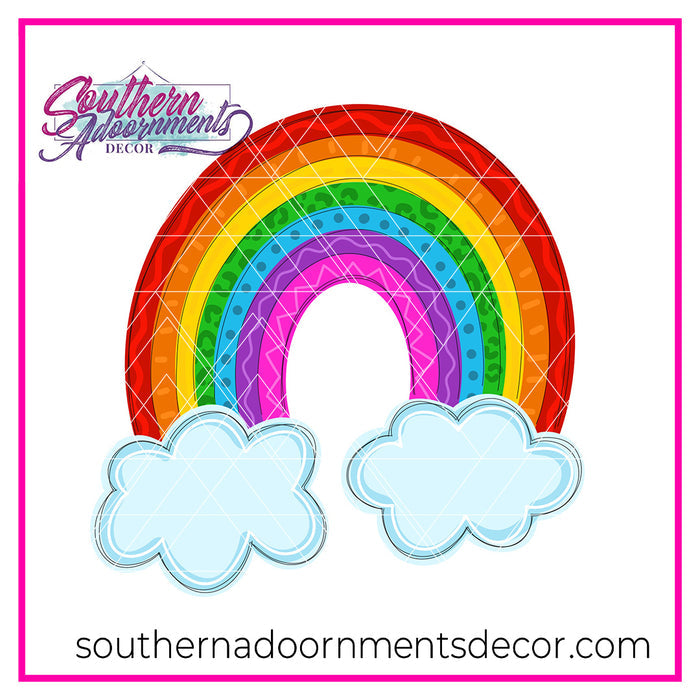 Spring Rainbow Template & Digital Cut File