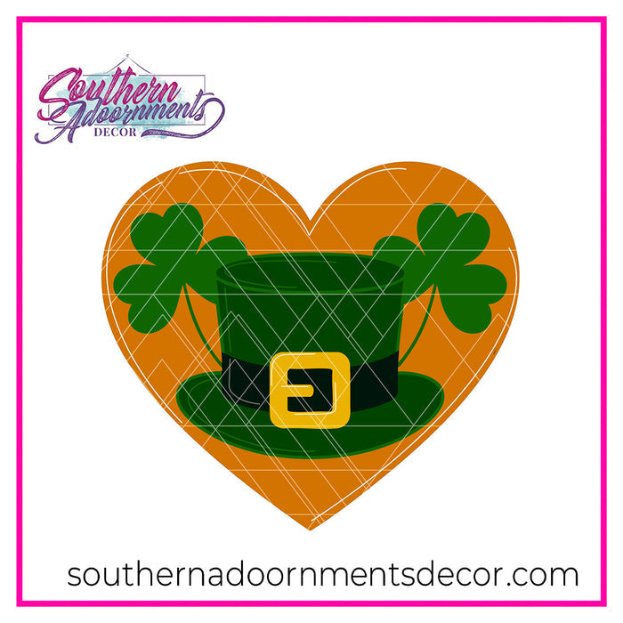 St. Patrick's Heart Blank