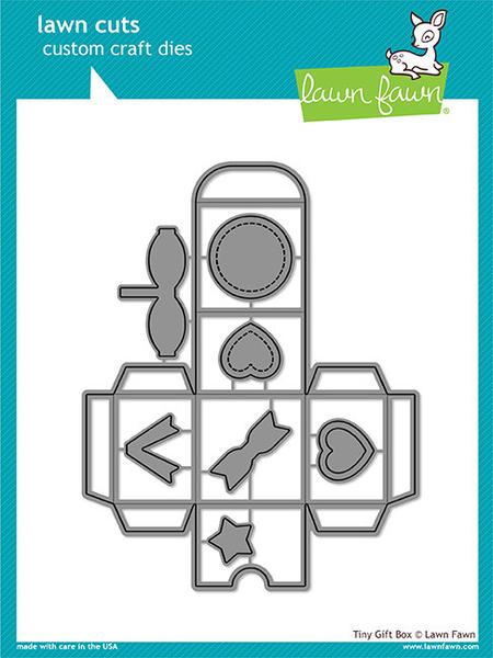 Tiny Gift Box die by lawn fawn
