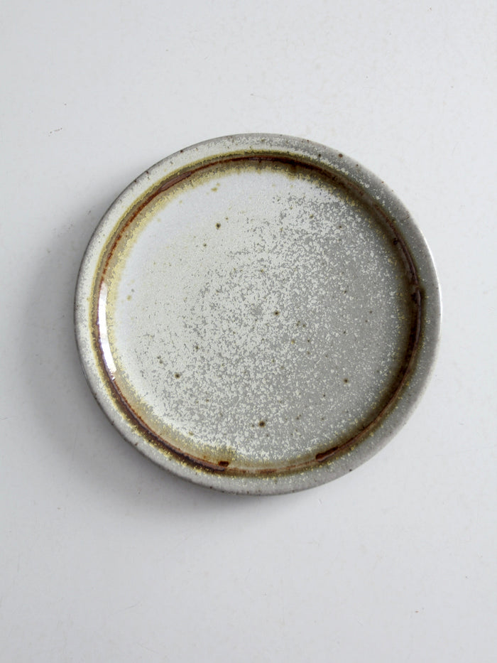 vintage studio pottery plate
