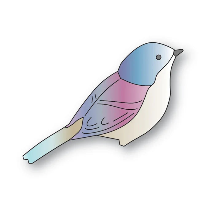 Watchful bird die set by memory box
