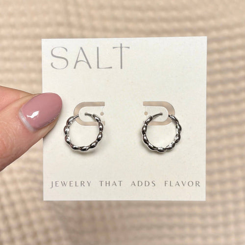 Wavy Hoop Earrings